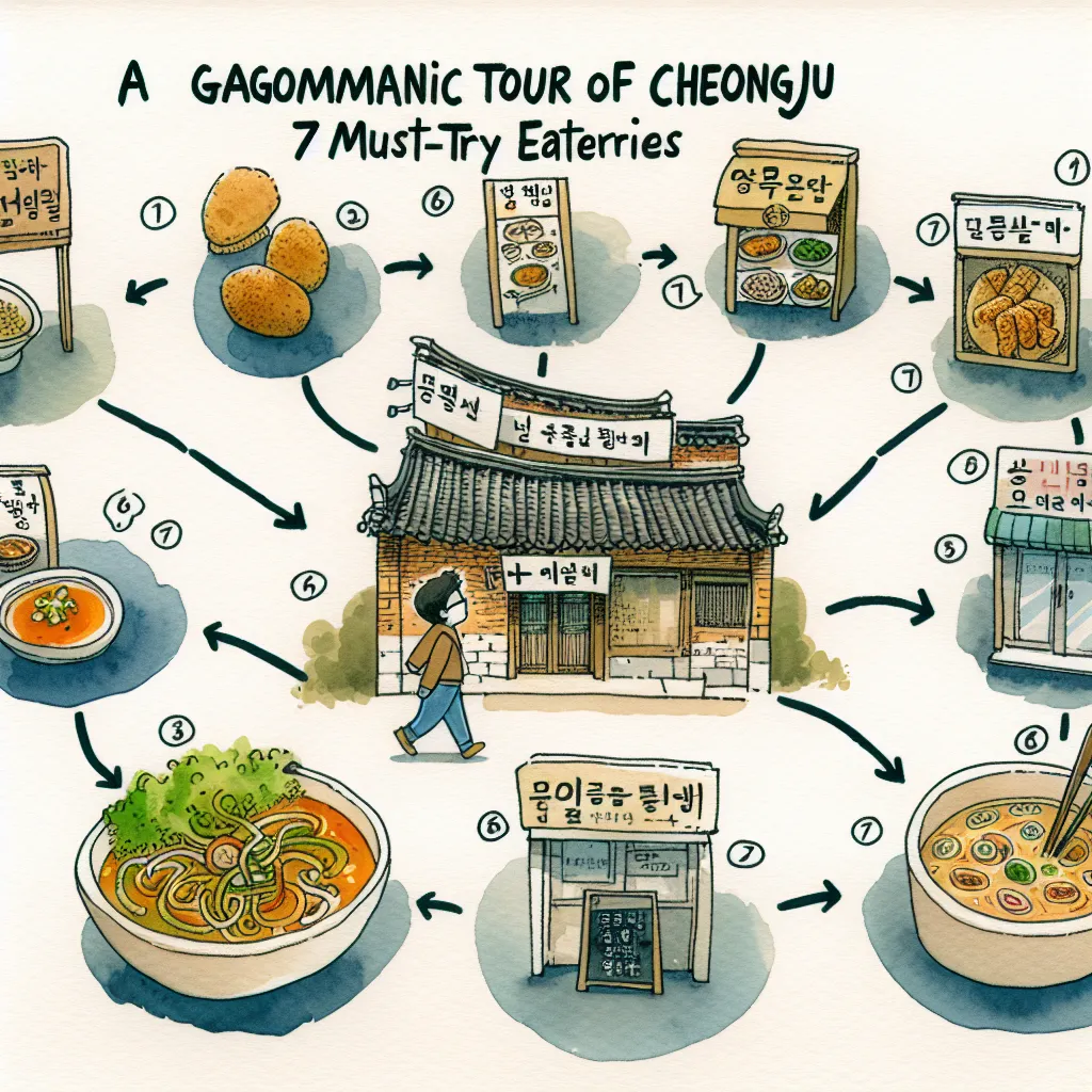 A Gastronomic Tour of Cheongju, Must-Try Eateries - korea vi