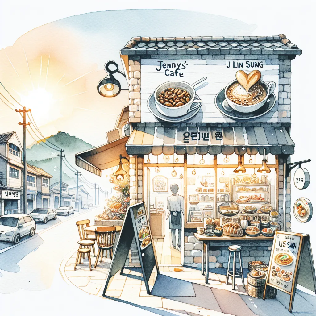 Culinary Delights in Gunsan - Bean Haven, Jenny's Cafe, Ji Lin Sung