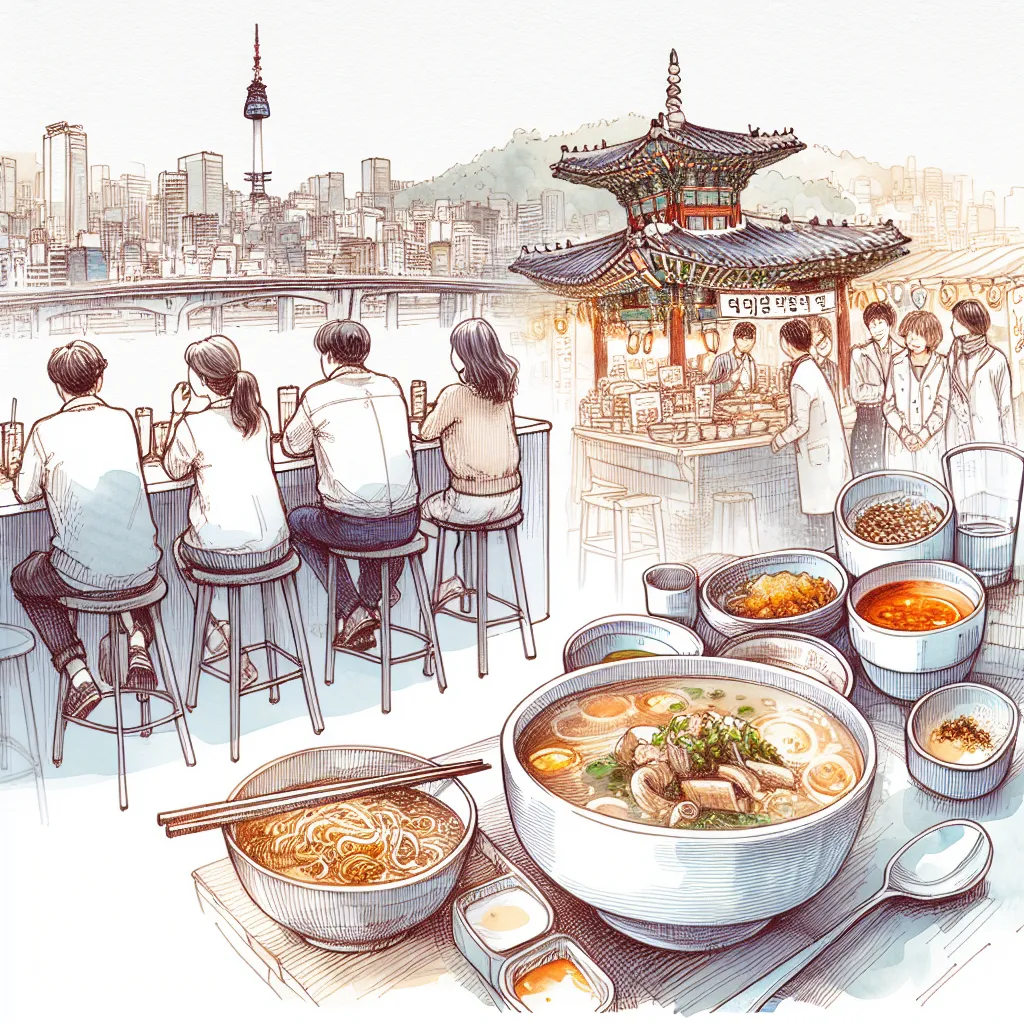 ソウルとその周辺にある韓国二日酔いスープ・スポット
