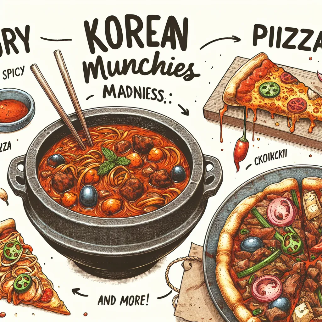 Korean Munchies Madness: Curry, Pizza, and More! - korea vis