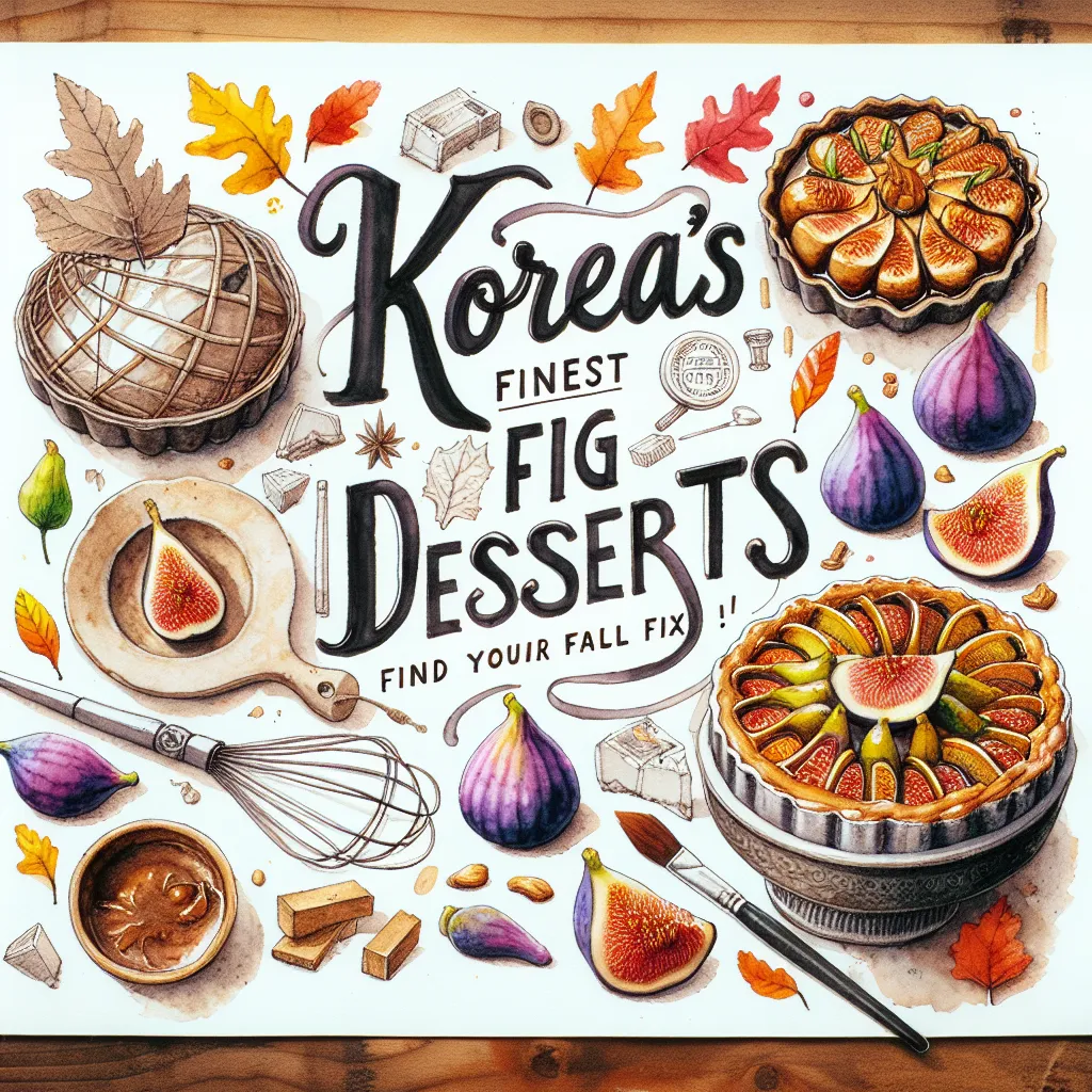 韩国最精致的猪肉甜点--为您的秋季增色