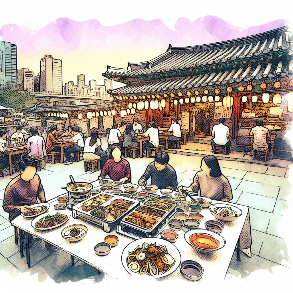 서울 한국 음식점에서 독특한 맛 즐기기