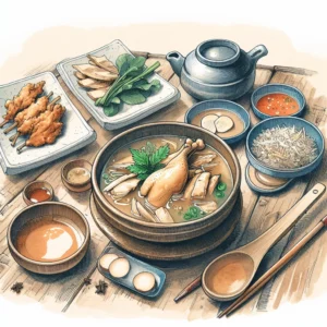 delicias saladas-samgyetang-en-corea