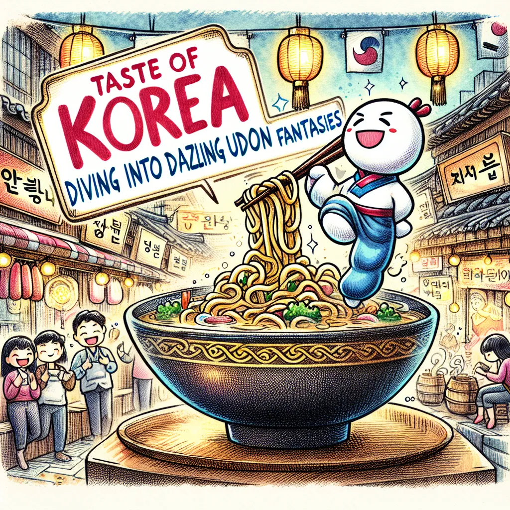 한국의 맛-눈부신 우동의 환상 속으로