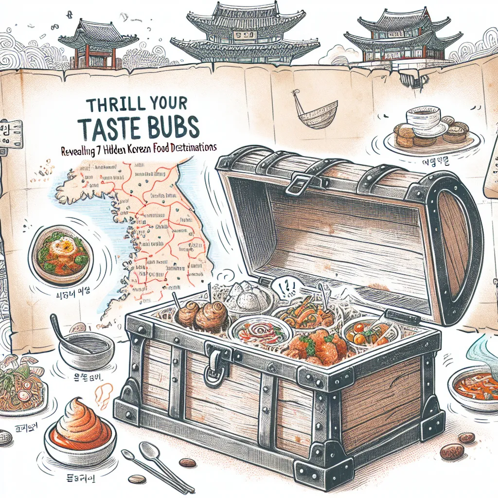 미각을 자극하는 7가지 숨겨진 한국 음식 여행지