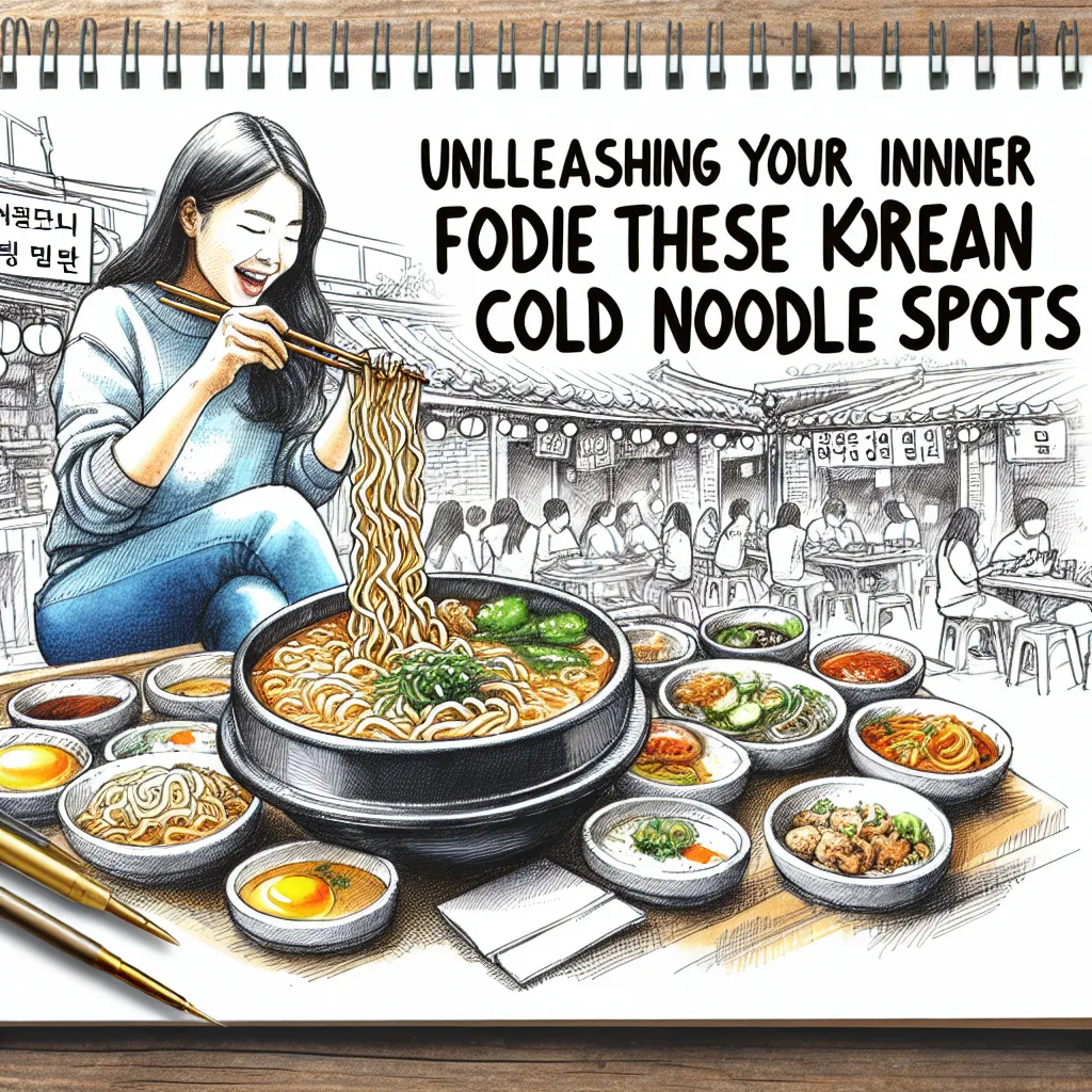 이 한국식 냉면 명소로 당신의 내면의 미식가를 해방시키다
