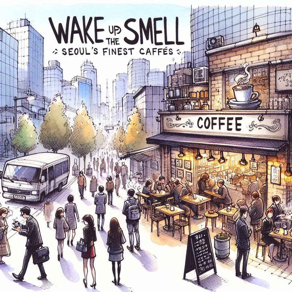 일어나서 커피 냄새 맡기-서울 최고의 카페
