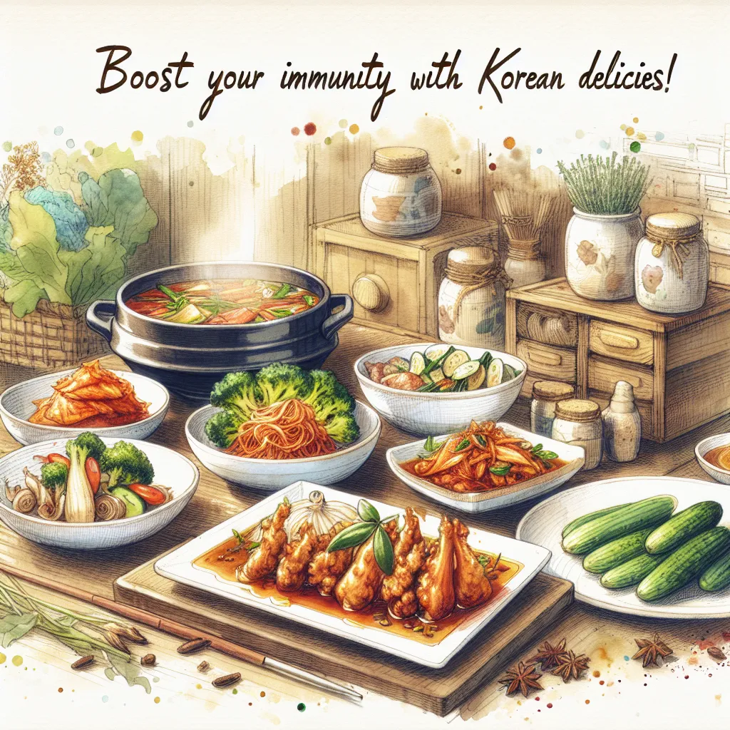 한국 음식으로 면역력 강화하기