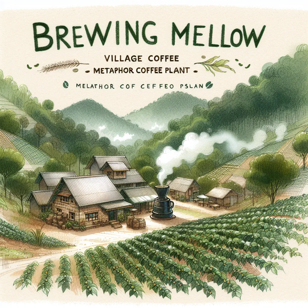 酿造-醇香-村庄-咖啡-隐喻-咖啡植物