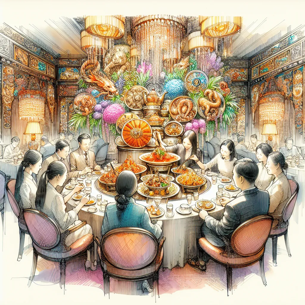최고의 레스토랑에서 즐기는 중국 요리의 즐거움