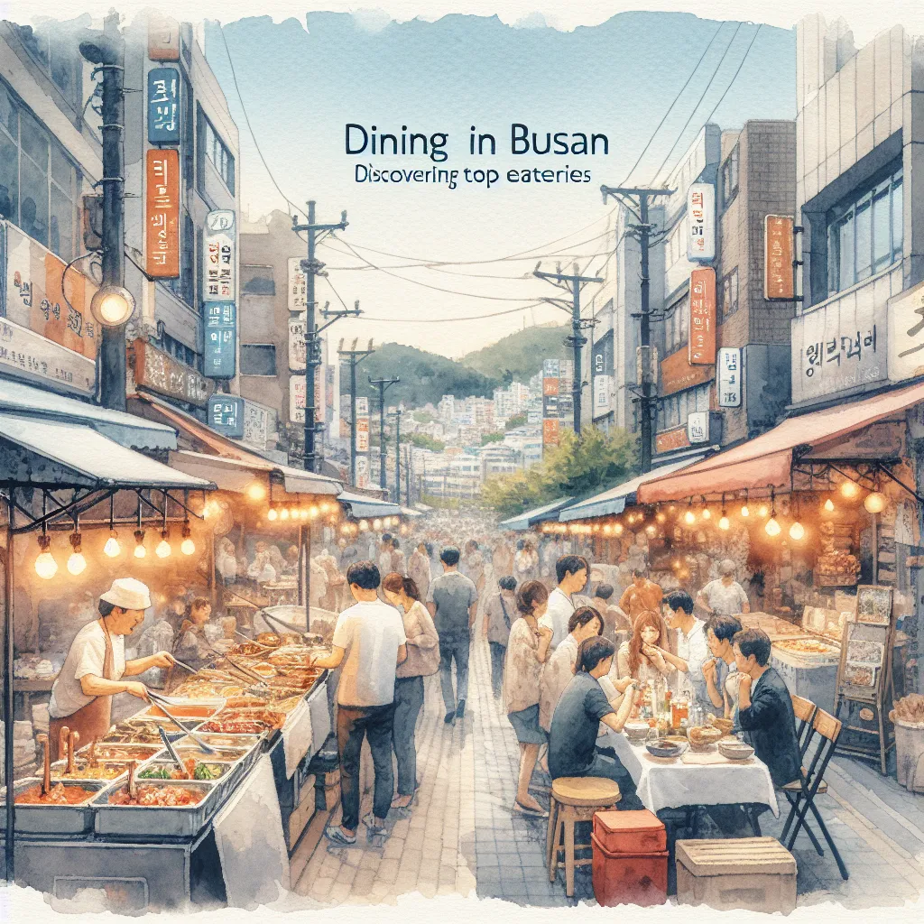 愉快な釜山の食事-トップ・レストランを発見する
