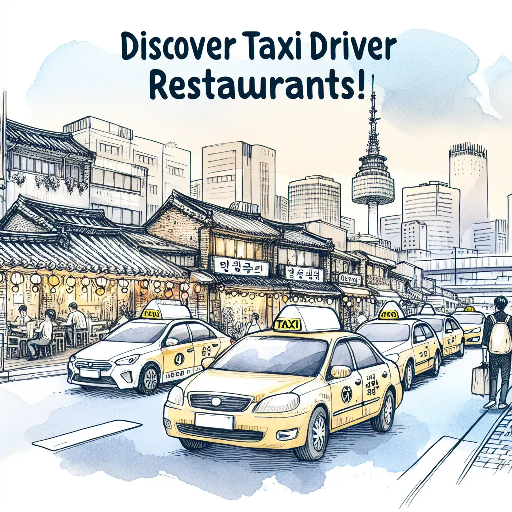 Discover Best Taxi Driver Restaurants in Seoul!