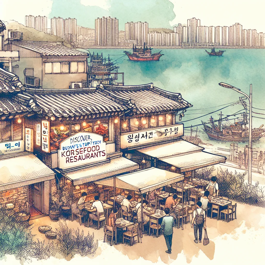 发现釜山--六大必尝朝鲜海鲜餐厅