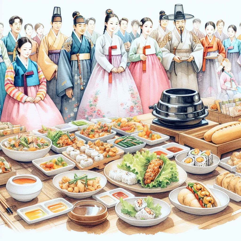 한국의 독특한 세계 각국의 맛 탐색하기