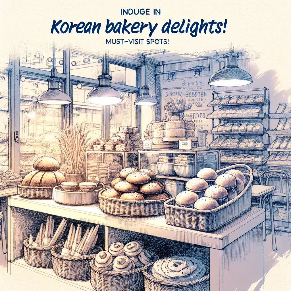 韓国ベーカリーを満喫-必訪スポット