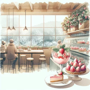 deléitese con las fresas de invierno en los mejores cafés de corea