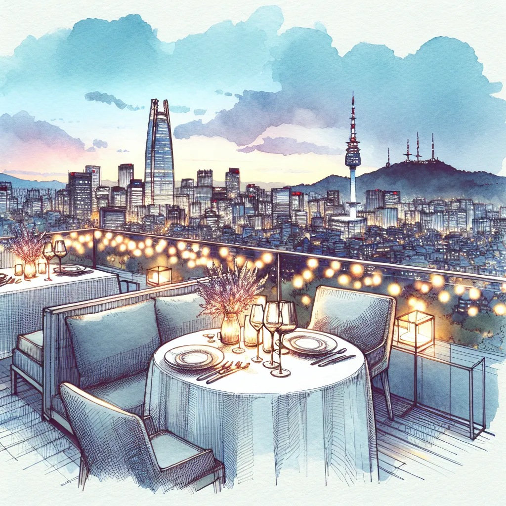 首尔双人浪漫餐厅
