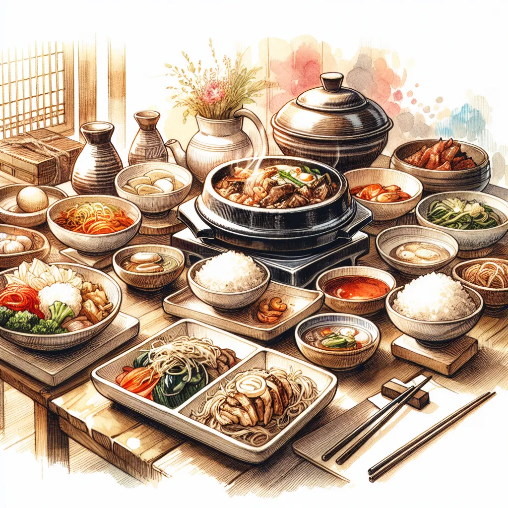 本場の韓国料理を堪能しよう。