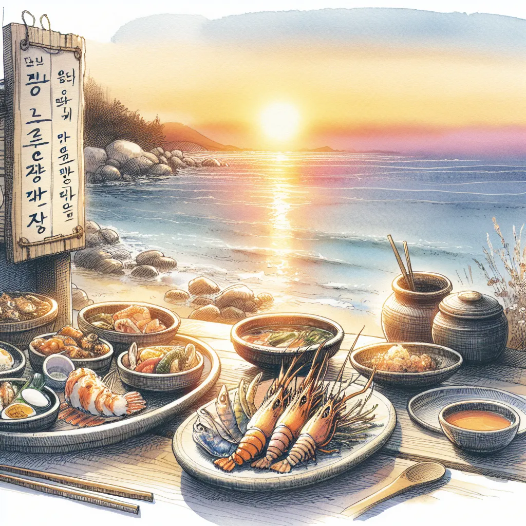 맛보기-해안 별미-머스트-방문-한국-음식점