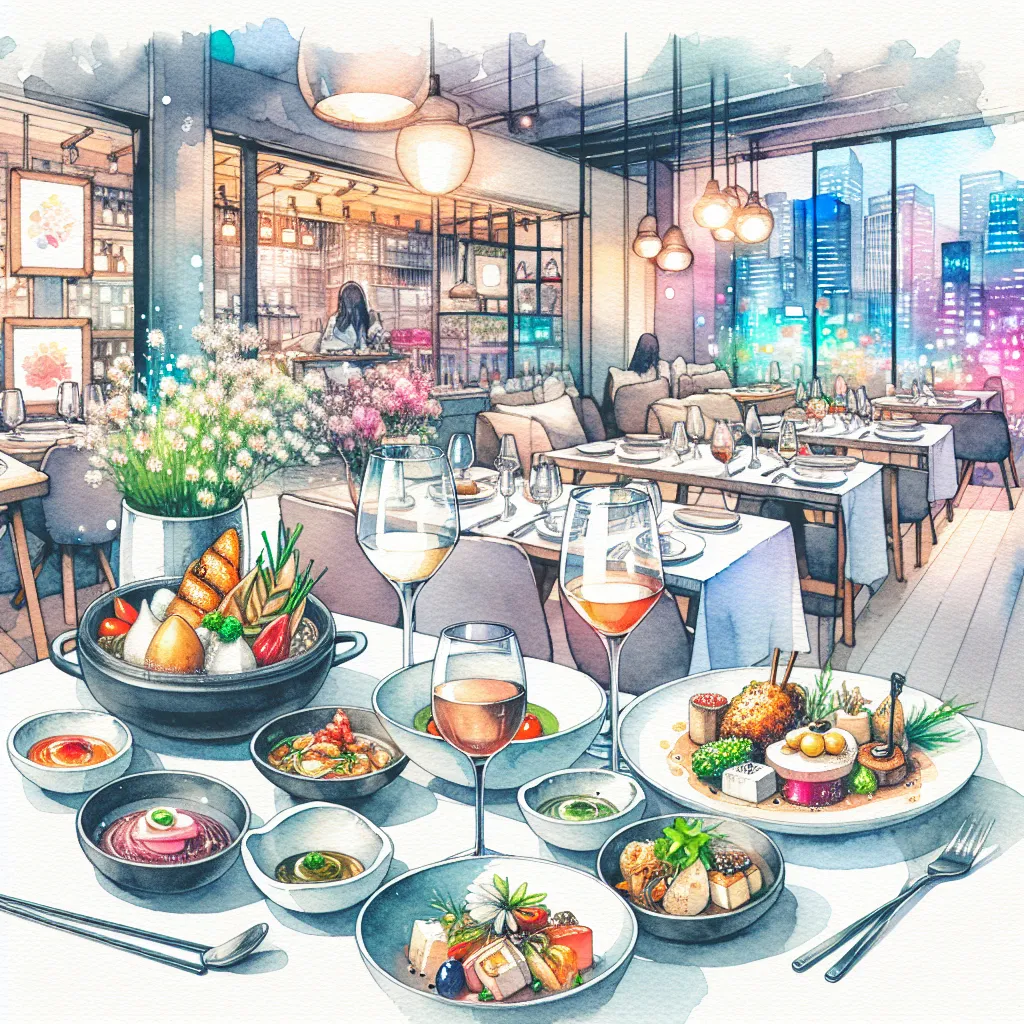 江南の飲食店で味わうユニークなフュージョン料理