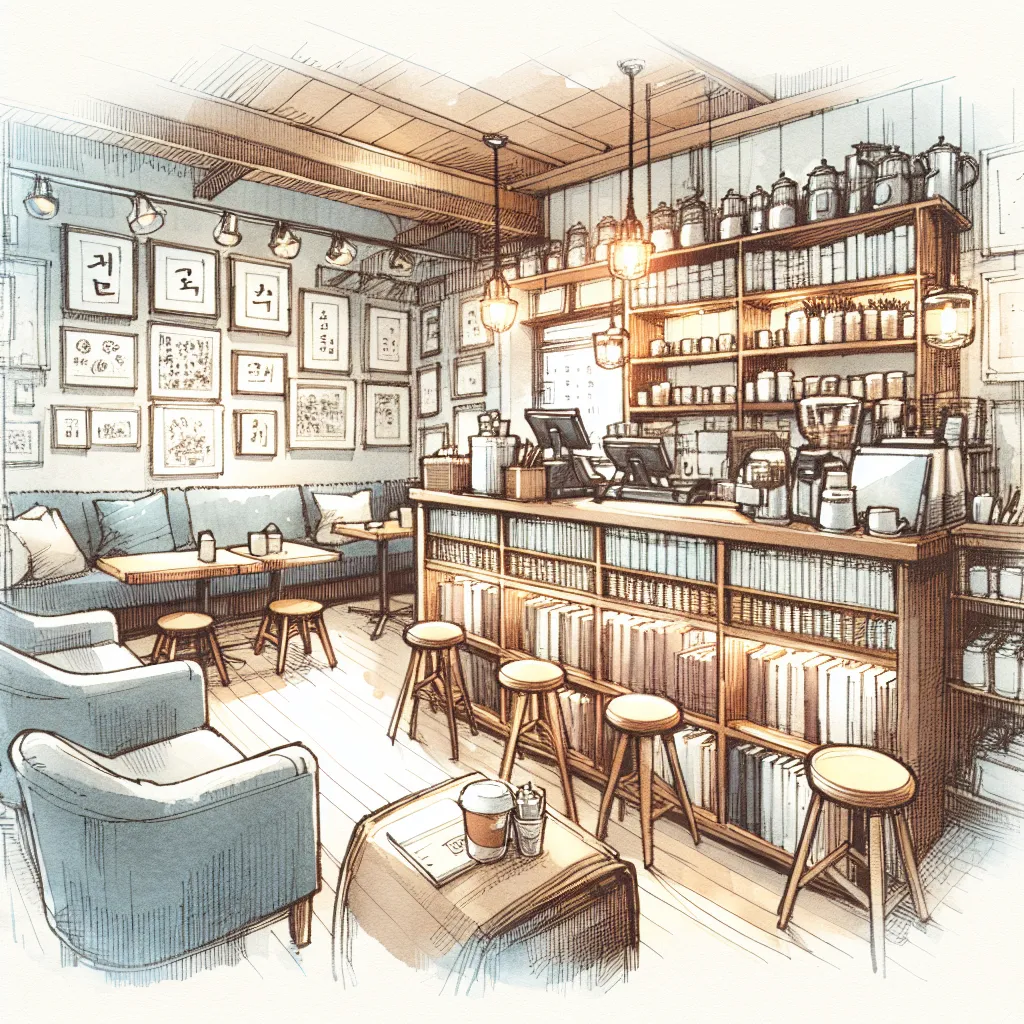 适合学习的韩国咖啡馆--咖啡爱好者的独特去处
