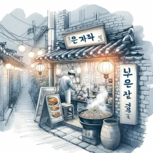 韓国南部の本格的な韓国式ラーメン店