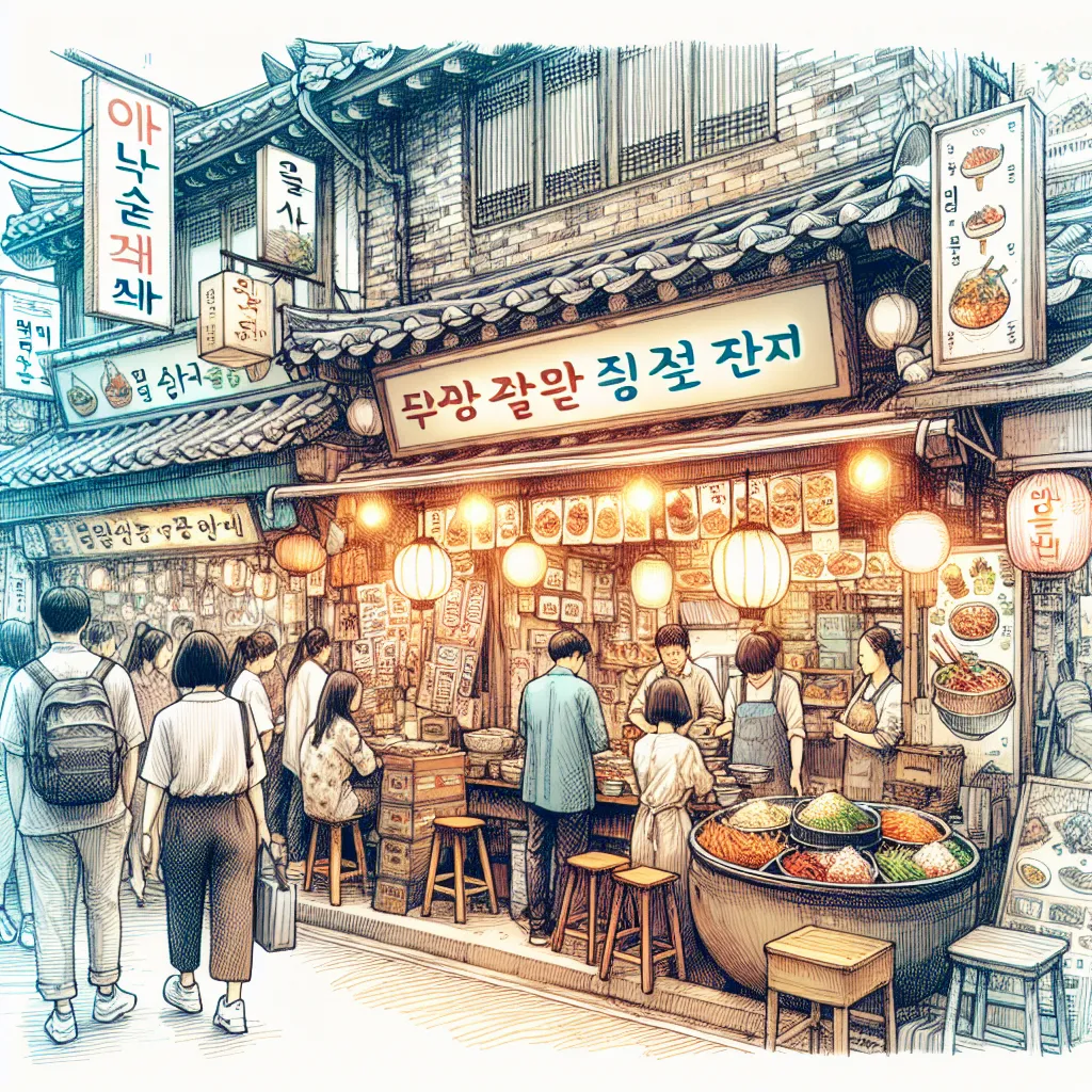 味覚を満足させる韓国料理店